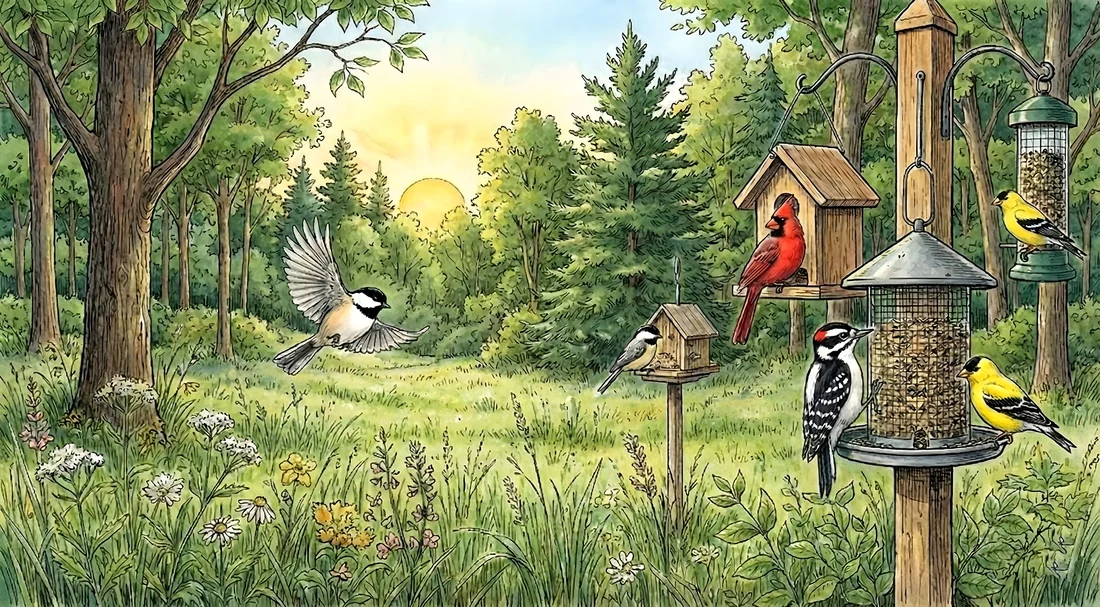 Spread &mdash; Dee Dee at the feeder