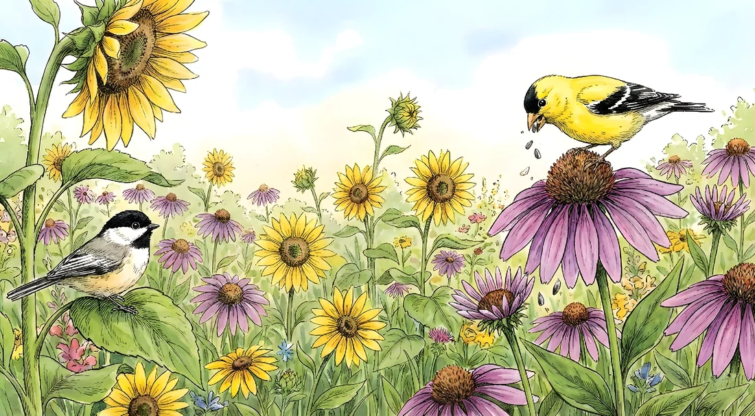 Spread &mdash; Dee Dee and the goldfinch